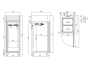 Шкаф расстоечный с охлаждением Coldline Vision AF60/1M, 20 уровней 600x800, встроенный агрегат с воздушным охлаждением