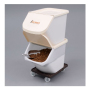 Тележка для контейнеров на 19, 20, 40 л Scaritech CHAR01, коричневая
