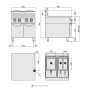 Фритюрница Giorik Unika 900 FE9221, электрическая, напольная, 21+21 л